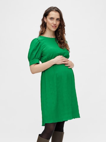 Robe 'Camu' MAMALICIOUS en vert : devant