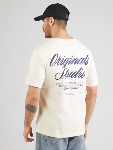 JACK & JONES Tričko 'JWHNORREBRO' – bílá: přední strana