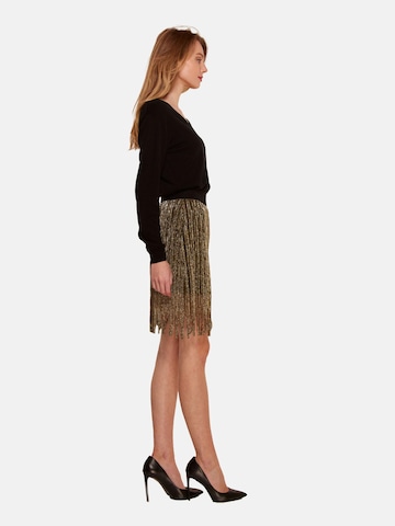 TOOche Skirt 'Fringe Gold' in Gold