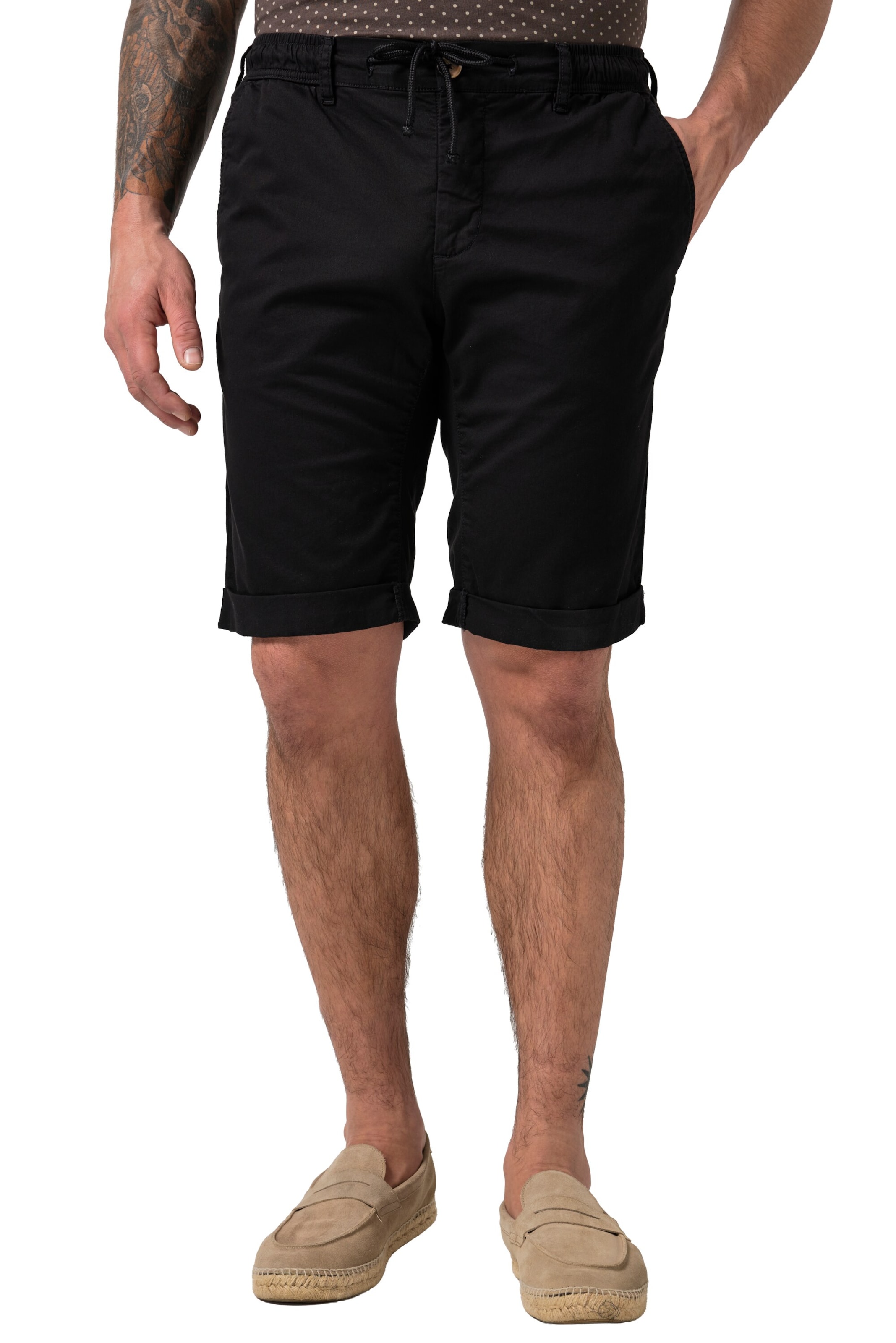JP1880 Regular Trousers in Black: front