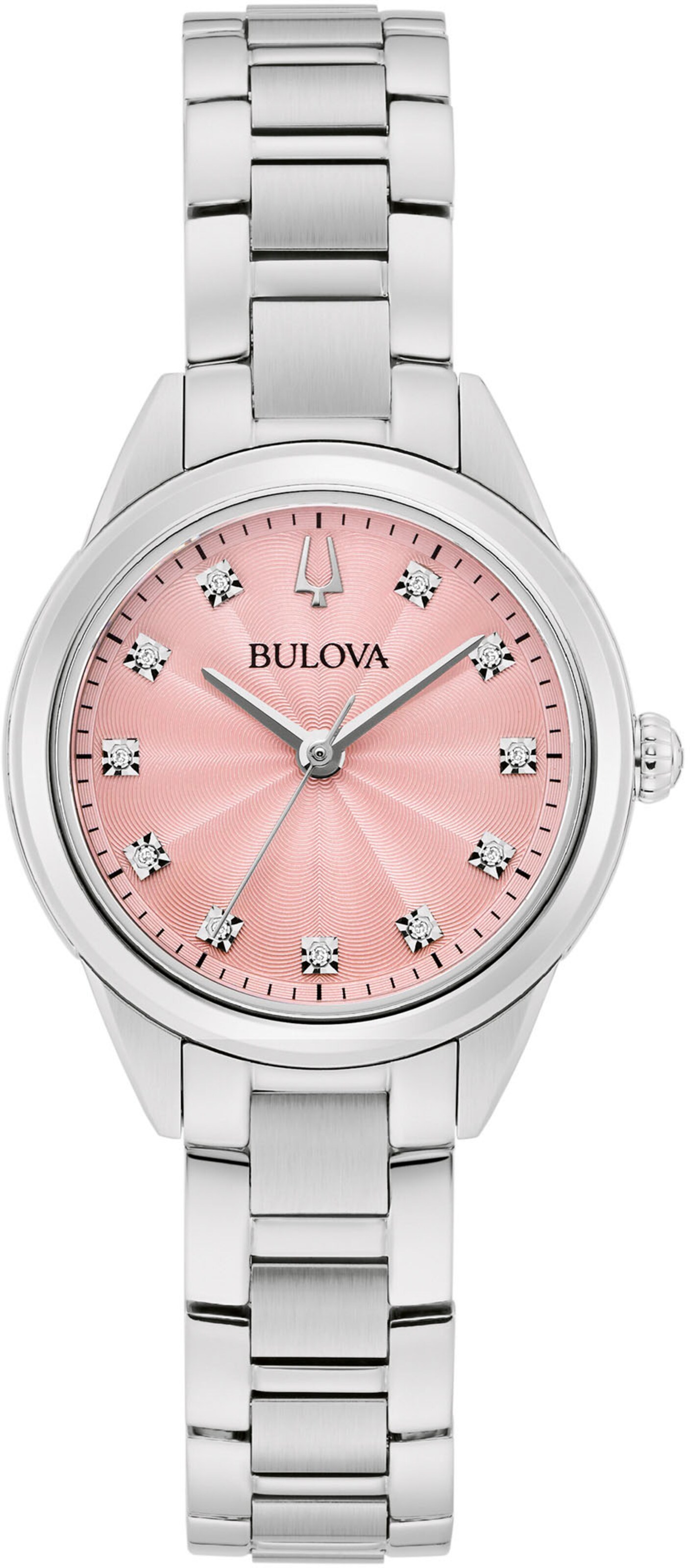 Bulova Analog Watch in Silver: front
