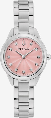 Bulova Analog Watch in Pink: front