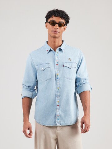 LEVI'S ® Regular fit Πουκάμισο σε μπλε: μπροστά