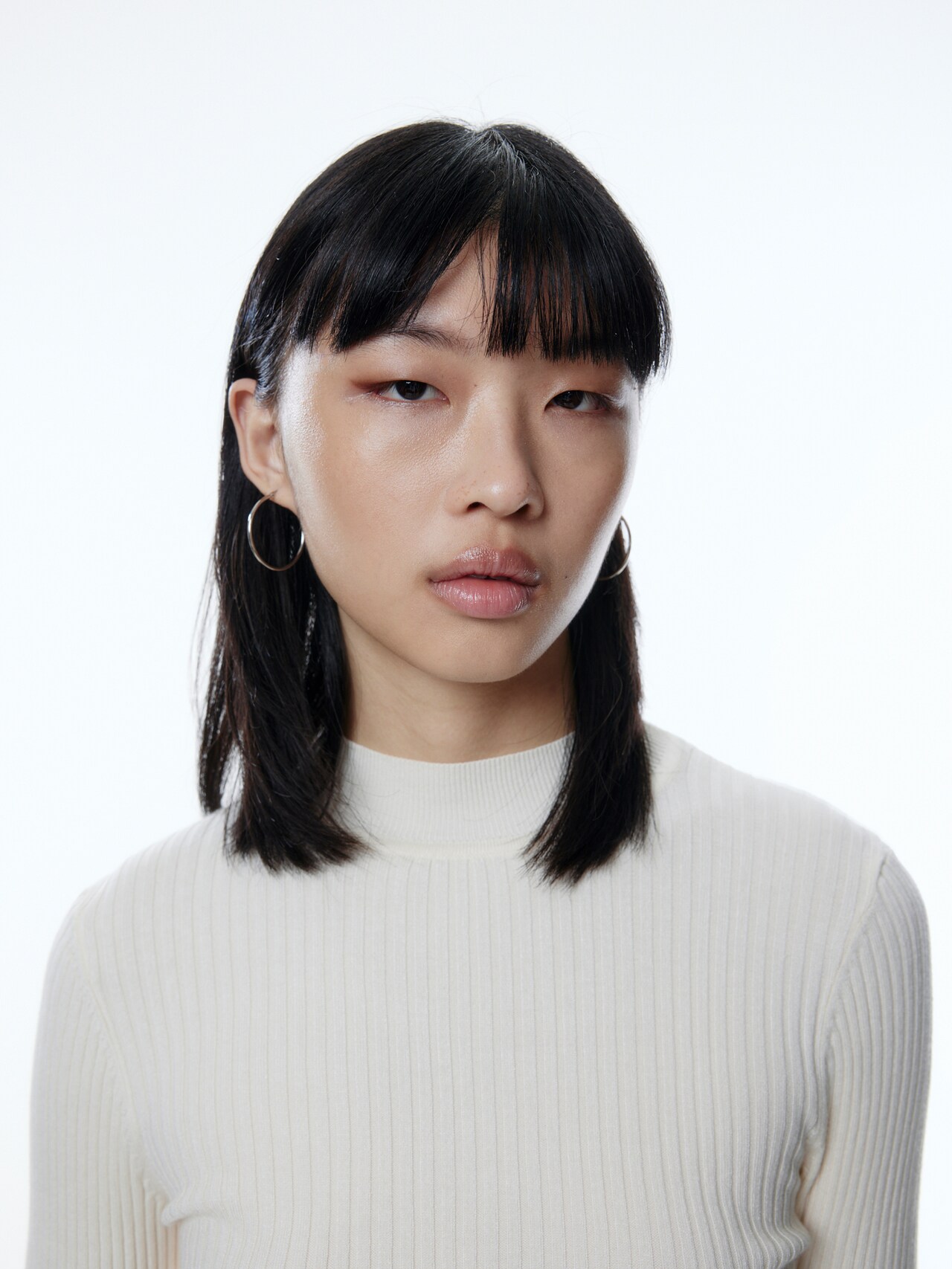 EDITED Shirt 'Marine' Beige