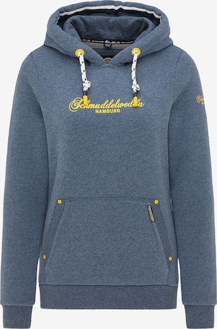 Schmuddelwedda Sweatshirt 'Hamburg' in Blue: front