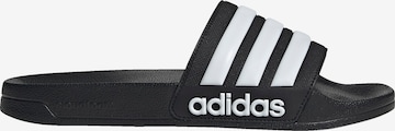 melns ADIDAS SPORTSWEAR Iešļūcenes/baseina apavi 'Adilette'