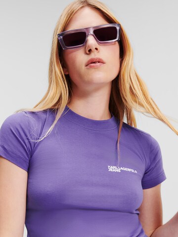 T-shirt KARL LAGERFELD JEANS en violet