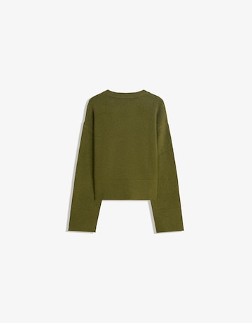 Pulover de la Bershka pe verde