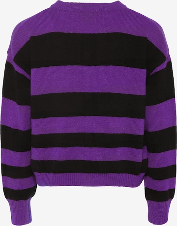MYMO Knit cardigan in Purple