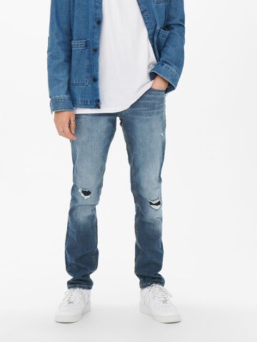 Only & Sons Regular Jeans in Blau: predná strana