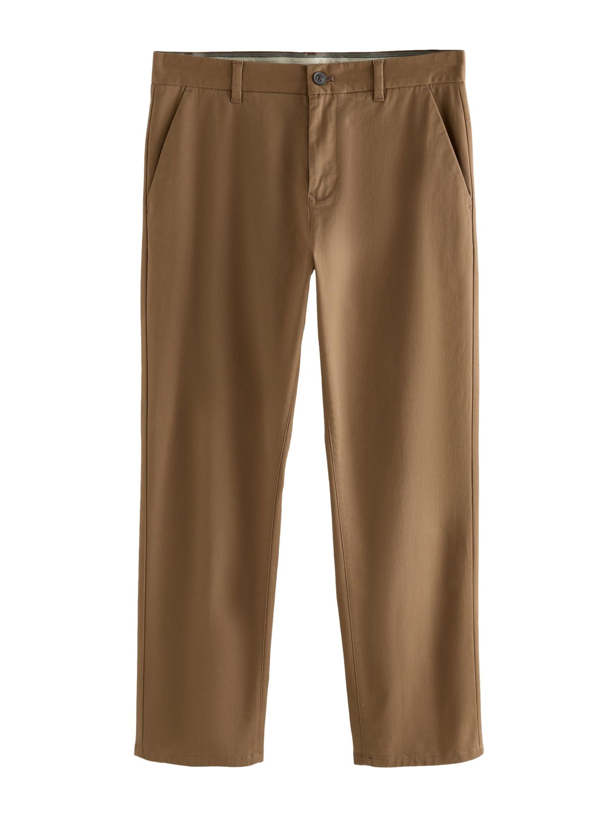 brūns Next Standarta Čino bikses: no priekšpuses