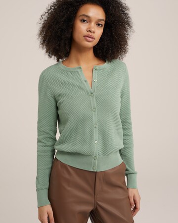 Cardigan WE Fashion en vert : devant