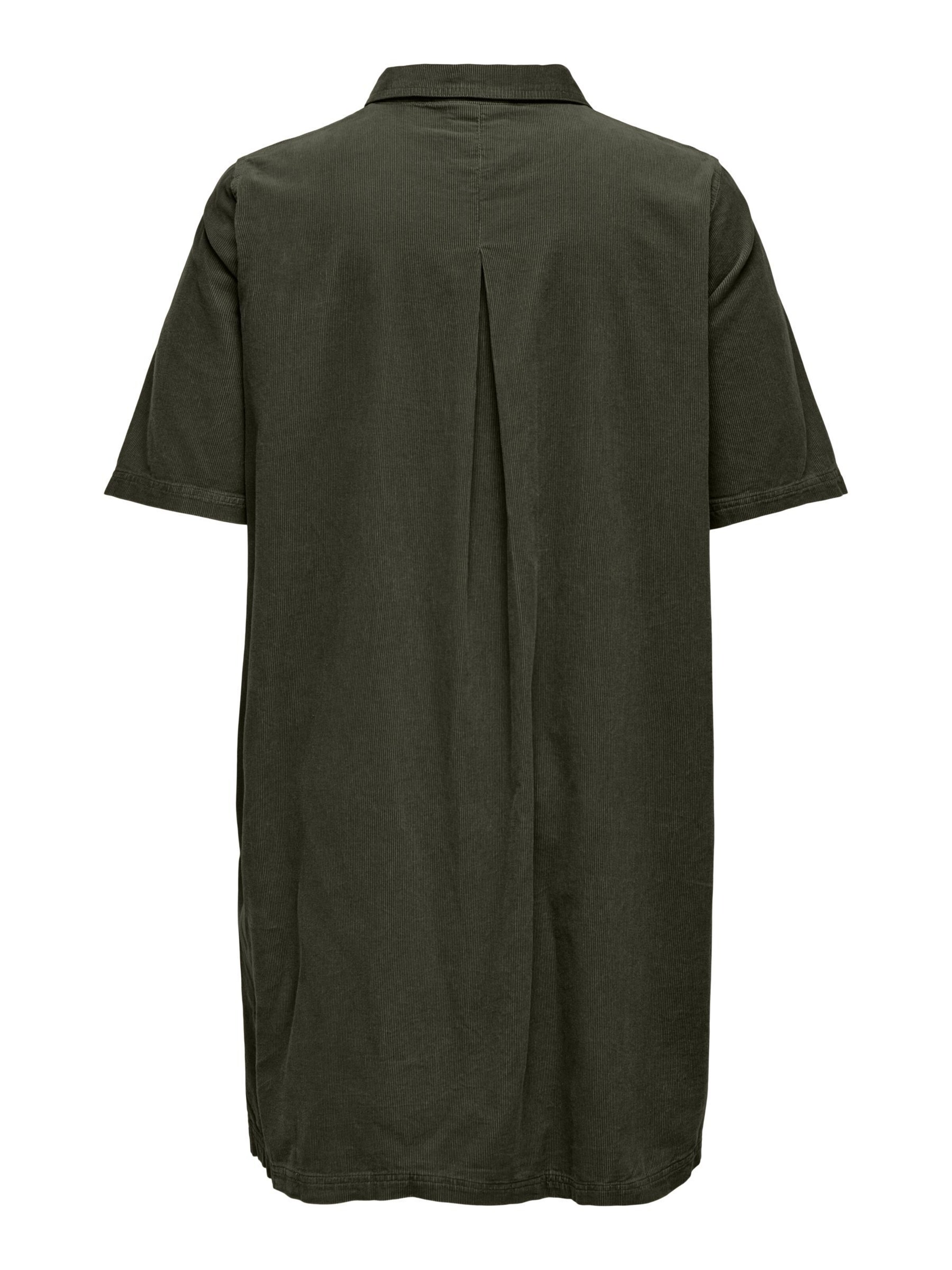 Abito camicia 'CARGry-Nessa' di ONLY Carmakoma in verde