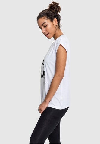 Merchcode Shirt ' GRL PWR' in White