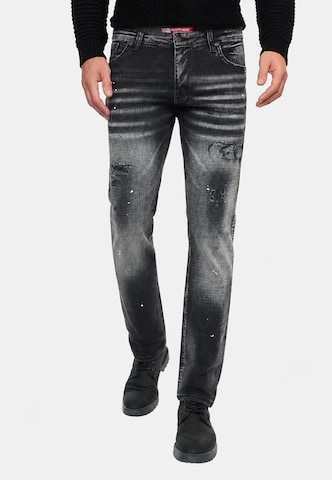 Rusty Neal Slim fit Jeans in Black: front