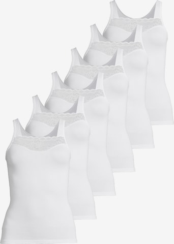 CON-TA Unterhemd 'Modal' in Weiß: Vorderseite