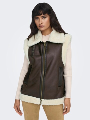 ONLY Bodywarmer 'Betty' in Bruin