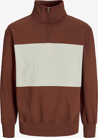 Felpa di JACK & JONES in marrone: frontale