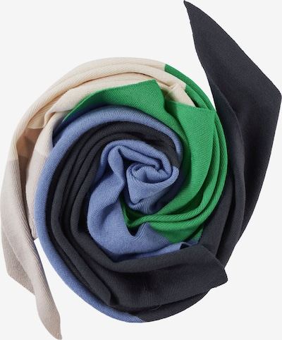 CECIL Tuch in blau / grün / schwarz / weiß, Produktansicht