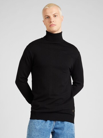 SCOTCH & SODA - Jersey 'Essentials' en negro: frente