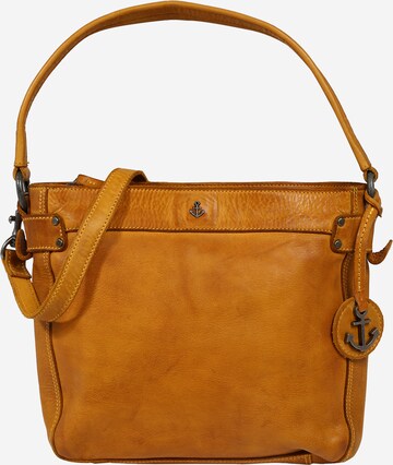 Harbour 2nd - Bolso de mano 'Luisa' en amarillo: frente