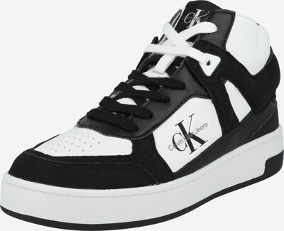 Sneaker înalt Calvin Klein Jeans pe negru / alb, Vizualizare produs