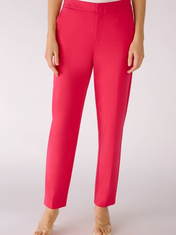 OUI Regular Pleated Pants in Pink: front