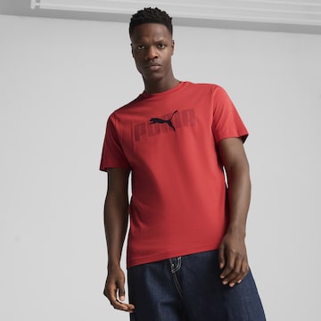 PUMA Shirt 'Essentials' in Rood