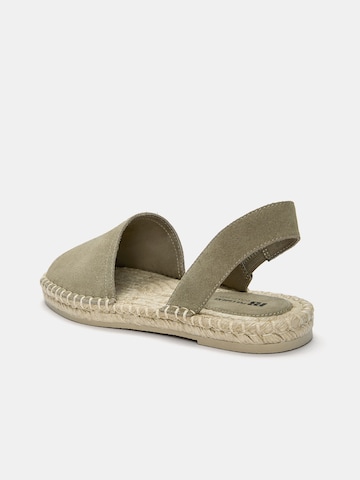 Pull&Bear Sandali | zelena barva