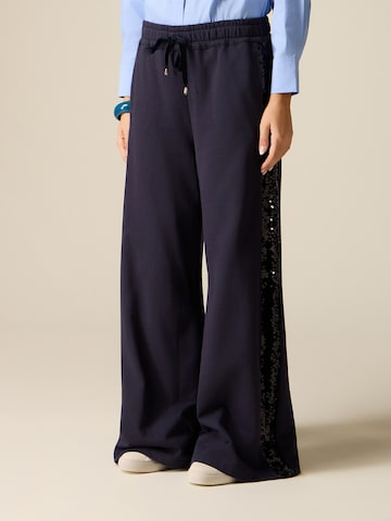 oltre - Ropa ancha Pantalón en azul