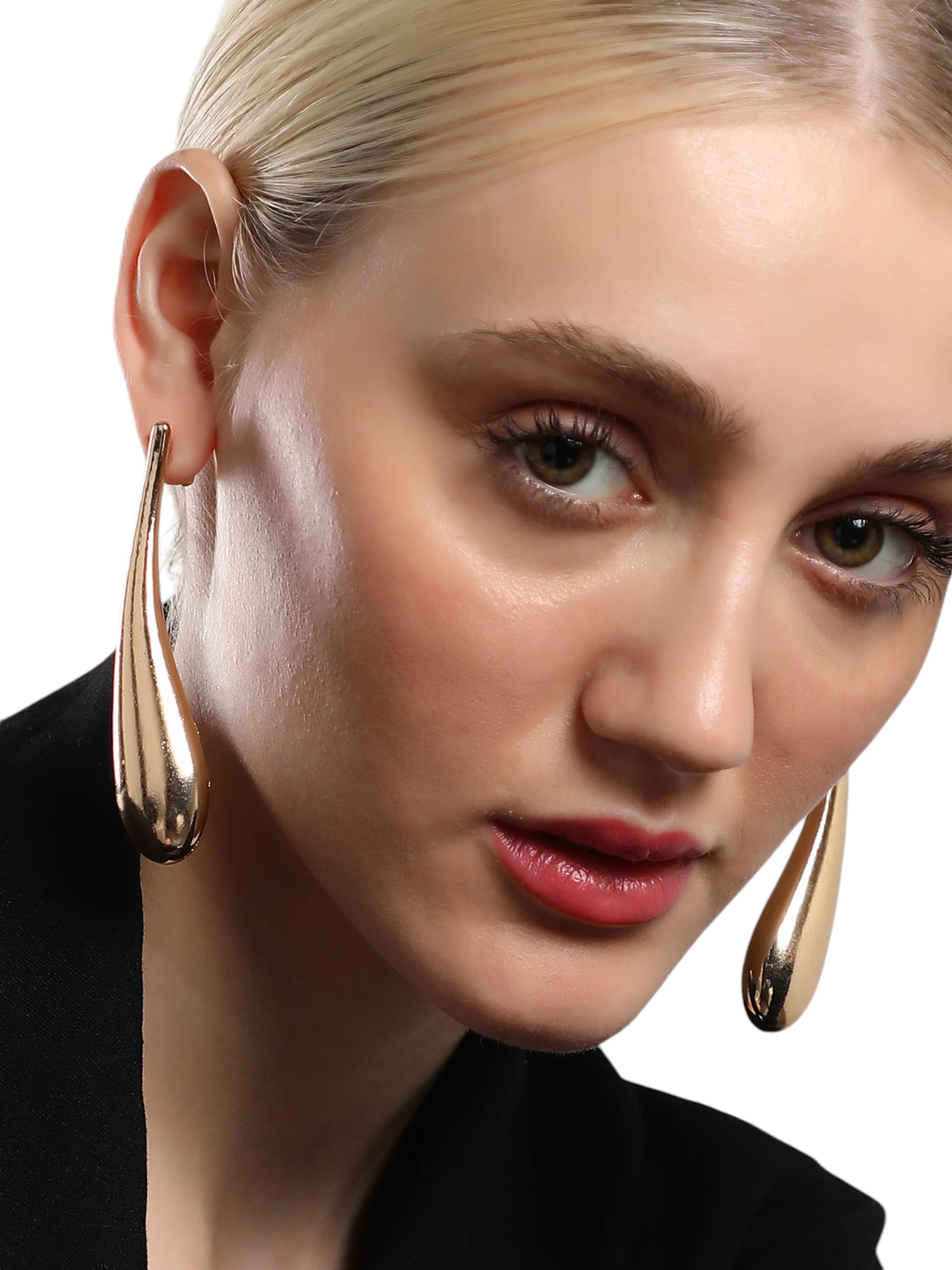 SOHI Örhängen 'Netta' i guld: framsida