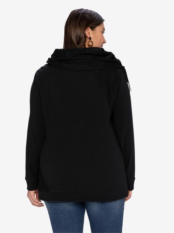 sheego by Joe Browns Sweatshirt in Schwarz