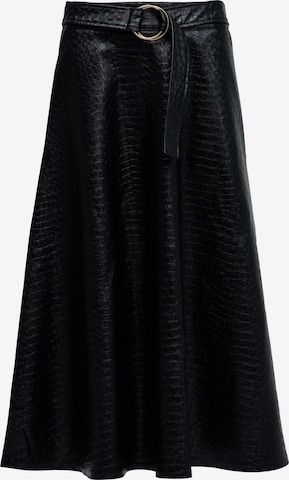 Salsa Jeans Rock in Schwarz: Vorderseite