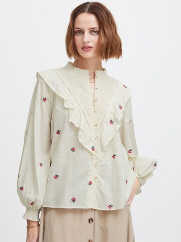 Atelier Rêve Blouse in Beige: front