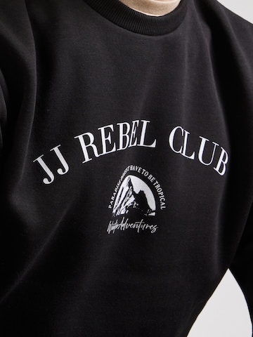 JJ Rebel Sweatshirt 'JREBANDREW' in Zwart