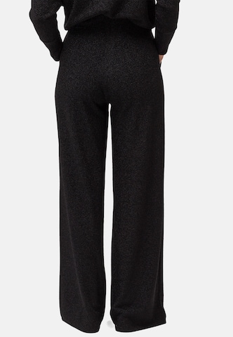 zero Wide leg Broek in Zwart