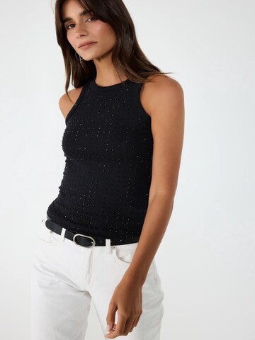 No Matter What Top in Schwarz