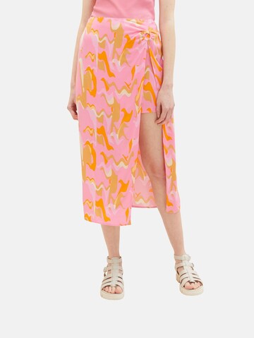 TOM TAILOR DENIM Rok in Roze: voorkant