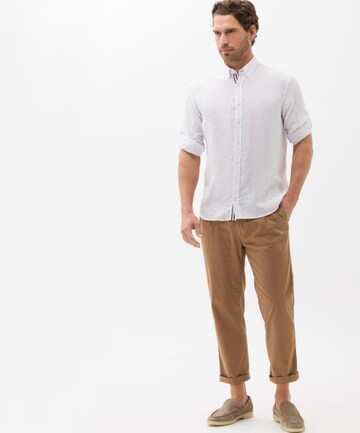 BRAX Regular fit Overhemd 'DIRK' in Wit: voorkant