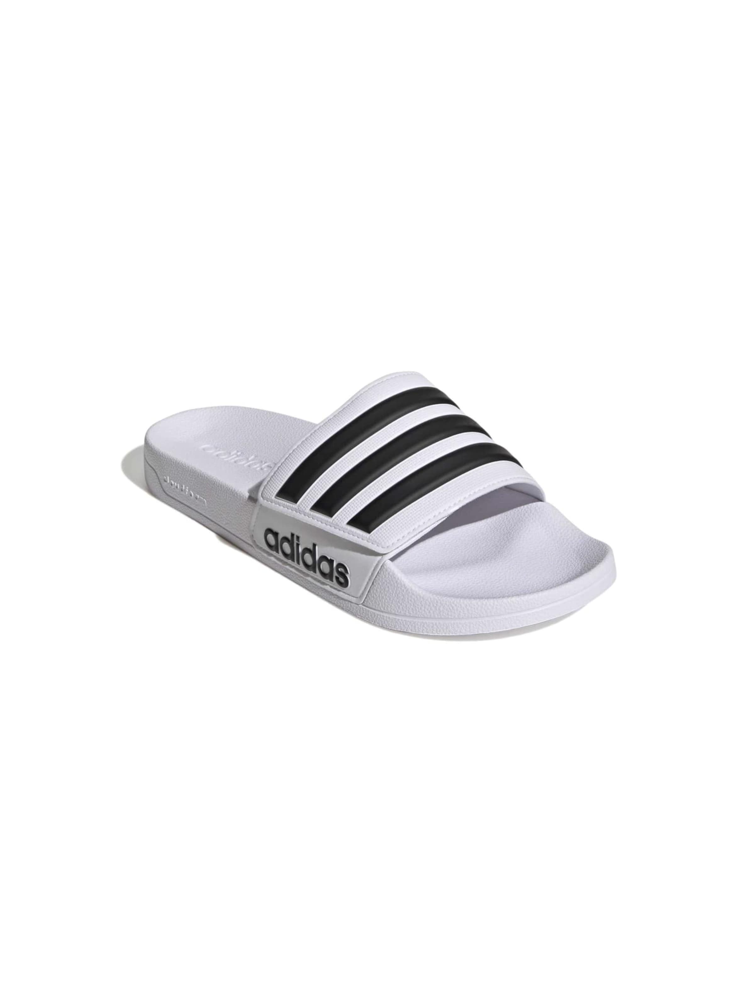 ADIDAS SPORTSWEAR Nizki natikači 'ADILETTE' | bela barva: sprednja stran