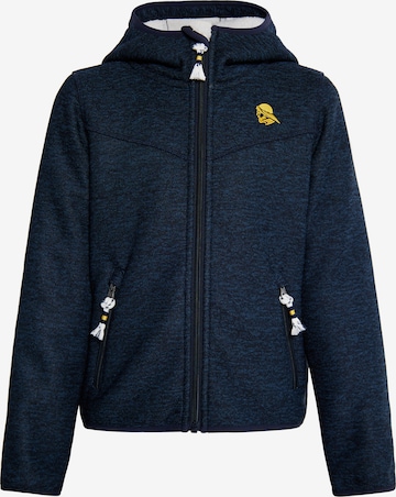 Schmuddelwedda Fleece Jacket 'Keyti' in Blue: front