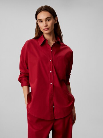 Calvin Klein Blouse in Red: front