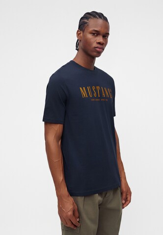 Maglietta 'Austin' di MUSTANG in blu