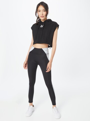 Skinny Pantalon de sport PUMA en noir