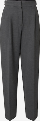 HUGOregular Hlače s naborima 'Hasabo-1' - siva boja: prednji dio