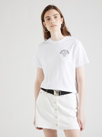 Tommy Jeans - Camisa 'RETRO SPORT 2' em branco