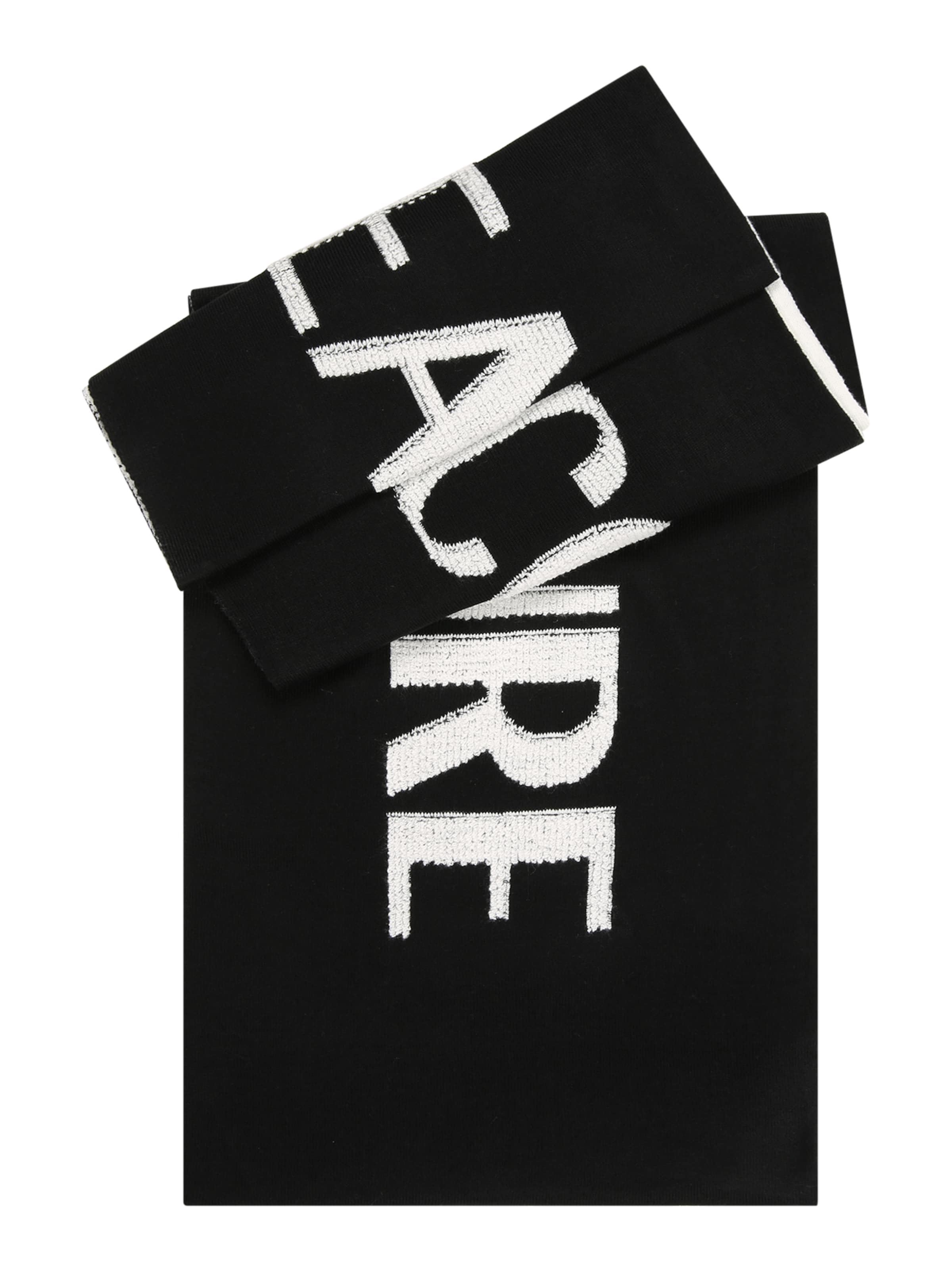 Écharpe Versace Jeans Couture en noir : devant