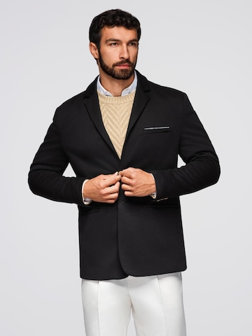 Regular fit Giacca da completo di Ombre in nero