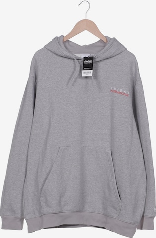 ADIDAS ORIGINALS Sweatshirt & Zip-Up Hoodie in XXL in Grey: front