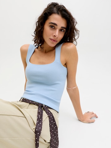 JJXX Sticktop 'JXPosie' i blå